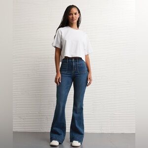 AE Next Level Curvy Super High-Waisted Flare Jean 12 Regular